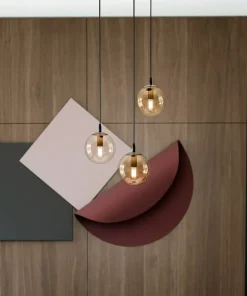 Store Sklep Kaja Regulowana lampa wisząca z trzema kloszami 713/3PREM | Kaja