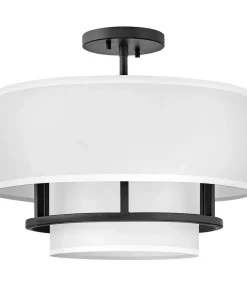Shop Sklep Kaja Regulowana lampa wisząca z abażurem HK-GRAHAM-M-BK z serii GRAHAM czarny