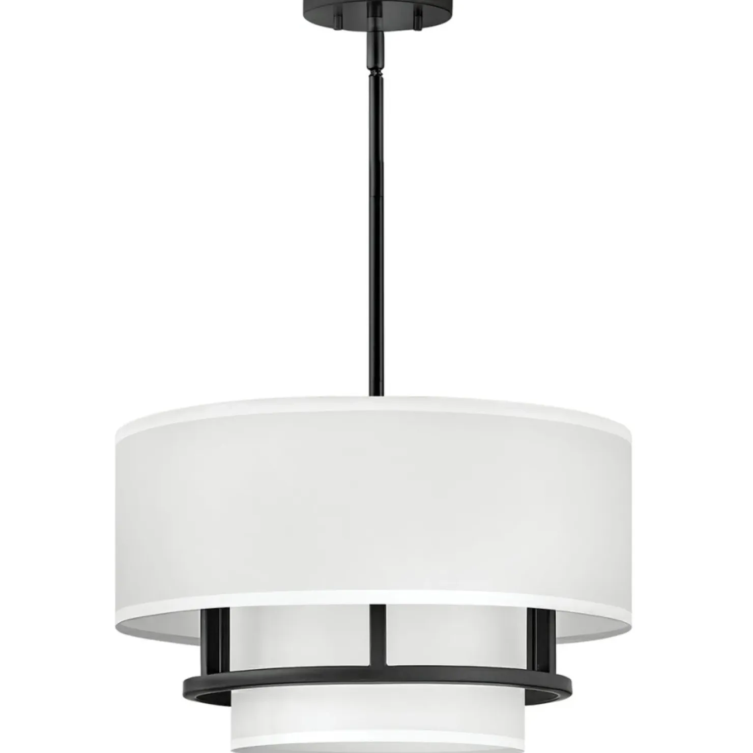Shop Sklep Kaja Regulowana lampa wisząca z abażurem HK-GRAHAM-M-BK z serii GRAHAM czarny