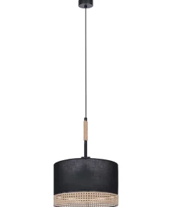 Regulowana lampa wisząca z abażurem, styl boho K-4364 | Kaja*Sklep Kaja Shop