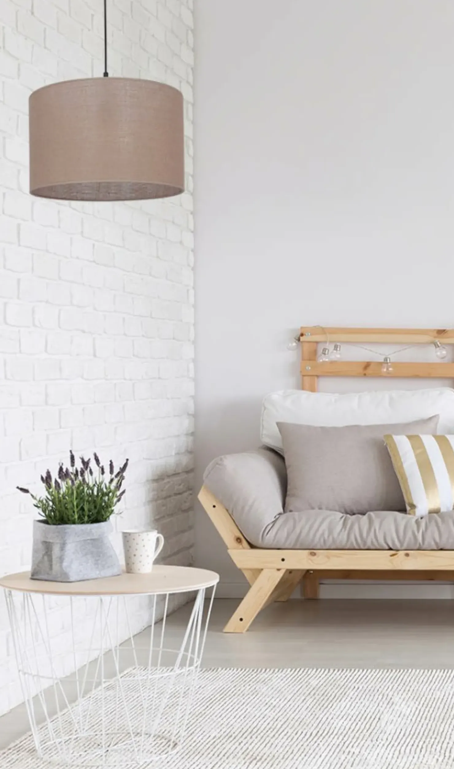 Regulowana lampa wisząca z ratanowym abażurem K-4375 | Kaja*Sklep Kaja Shop