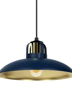 Store Sklep Kaja Regulowana lampa wisząca z niebieskim kloszem MLP7714 z serii FELIX | Kaja Oświe