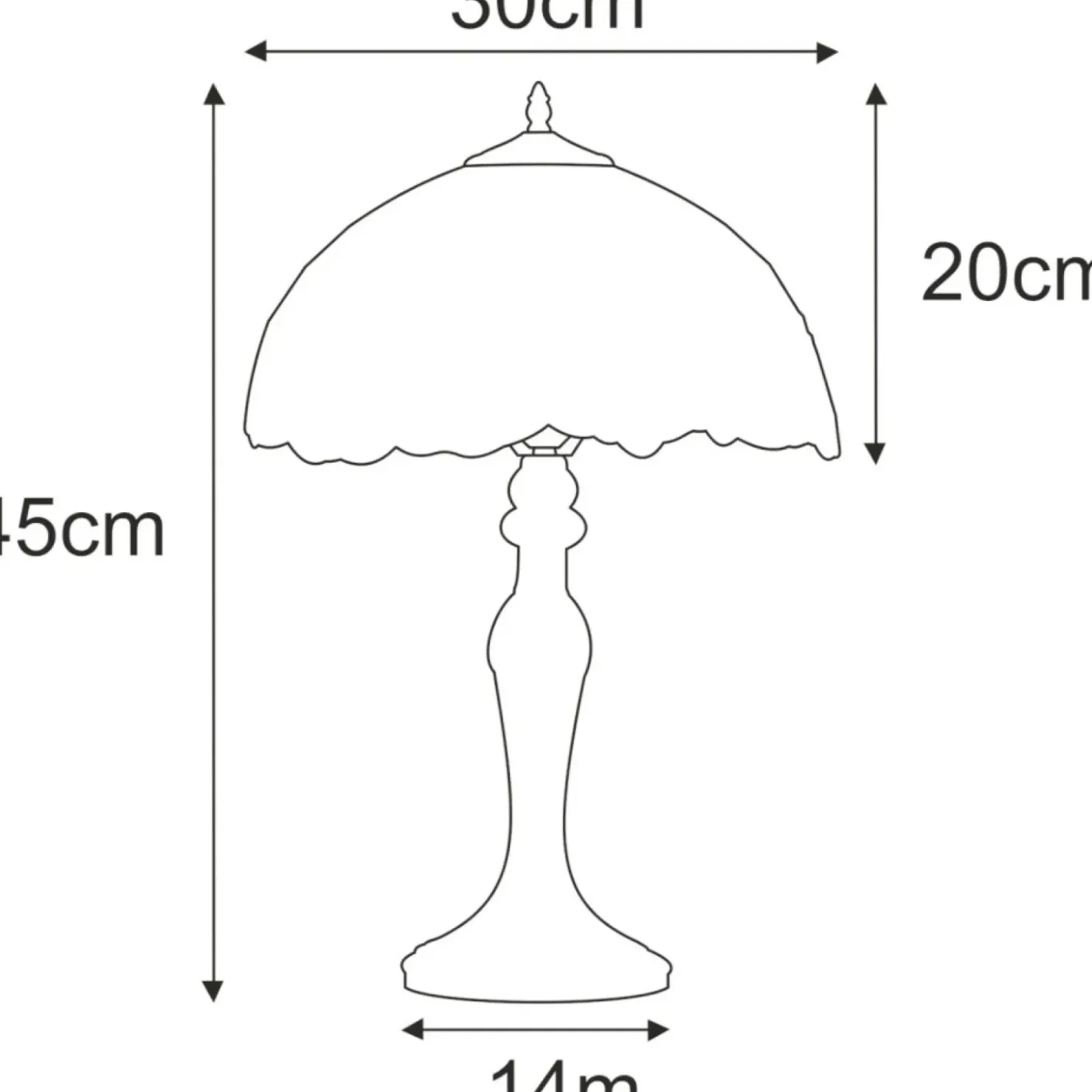 Reprezentacyjna lampa stołowa do salonu K-G121386 z serii BUTTERFLY*Sklep Kaja Online