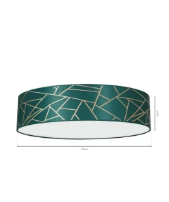 Reprezentacyjna lampa sufitowa do salonu MLP7579 z serii ZIGGY | Kaja Oświetleni*Sklep Kaja New
