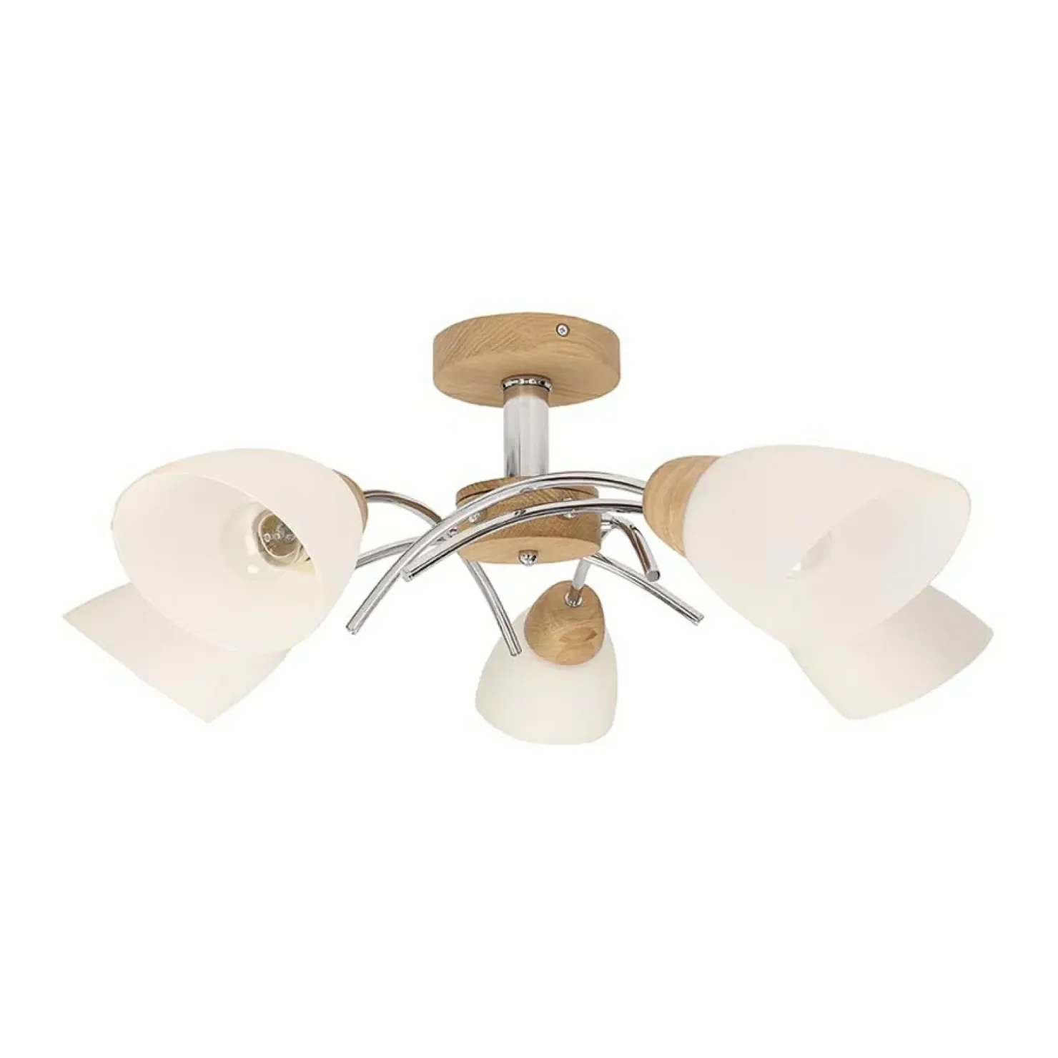 Retro lampa sufitowa z wykonana z drewna 8141574 VILETTA WOOD | Kaja*Sklep Kaja Outlet