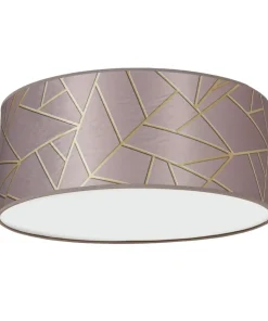 Różowa lampa sufitowa ze stylowym wzorem MLP7585 z serii ZIGGY | Kaja Oświetleni*Sklep Kaja Discount