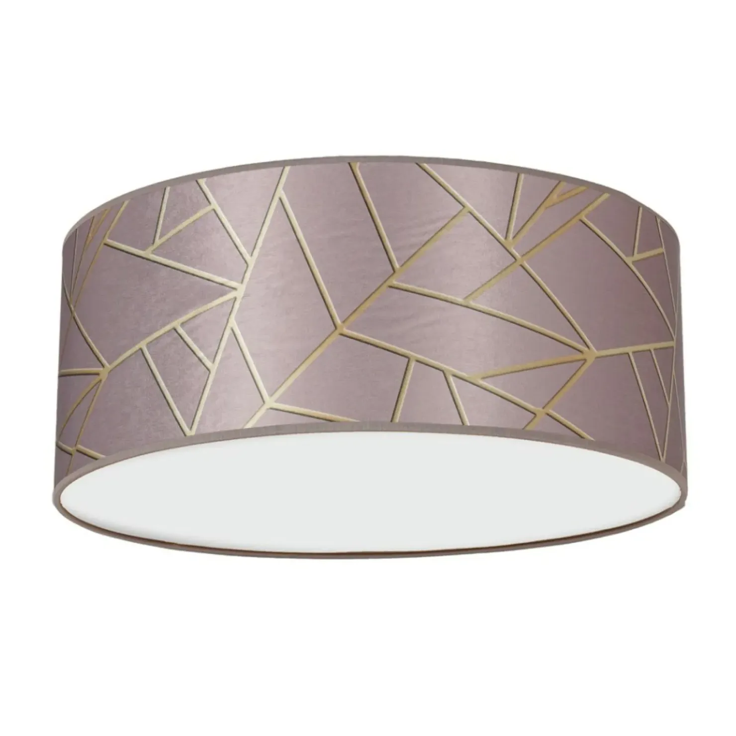Różowa lampa sufitowa ze stylowym wzorem MLP7585 z serii ZIGGY | Kaja Oświetleni*Sklep Kaja Discount