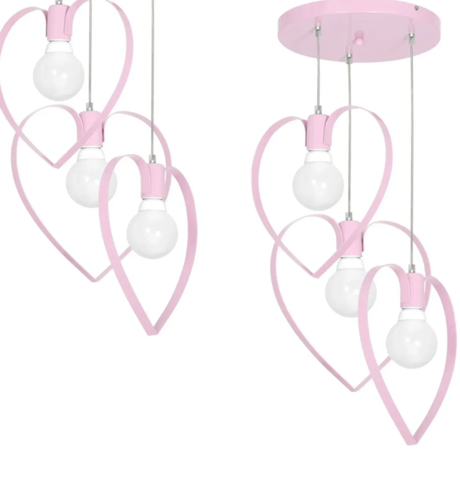 Sale Sklep Kaja Różowa lampa wisząca do pokoju dziewczynki MLP9954 AMORE | Kaja