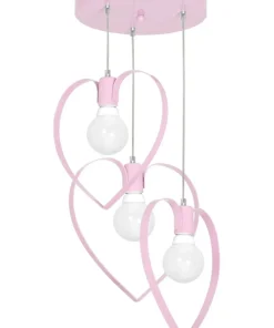 Sale Sklep Kaja Różowa lampa wisząca do pokoju dziewczynki MLP9954 AMORE | Kaja