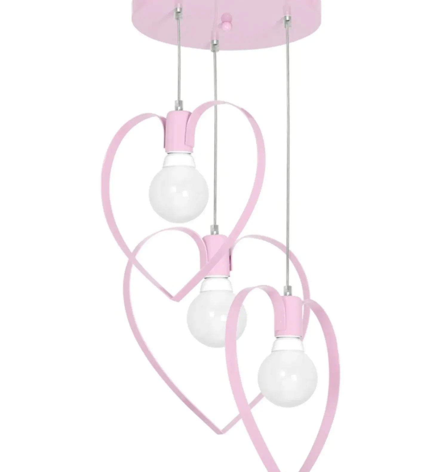 Sale Sklep Kaja Różowa lampa wisząca do pokoju dziewczynki MLP9954 AMORE | Kaja