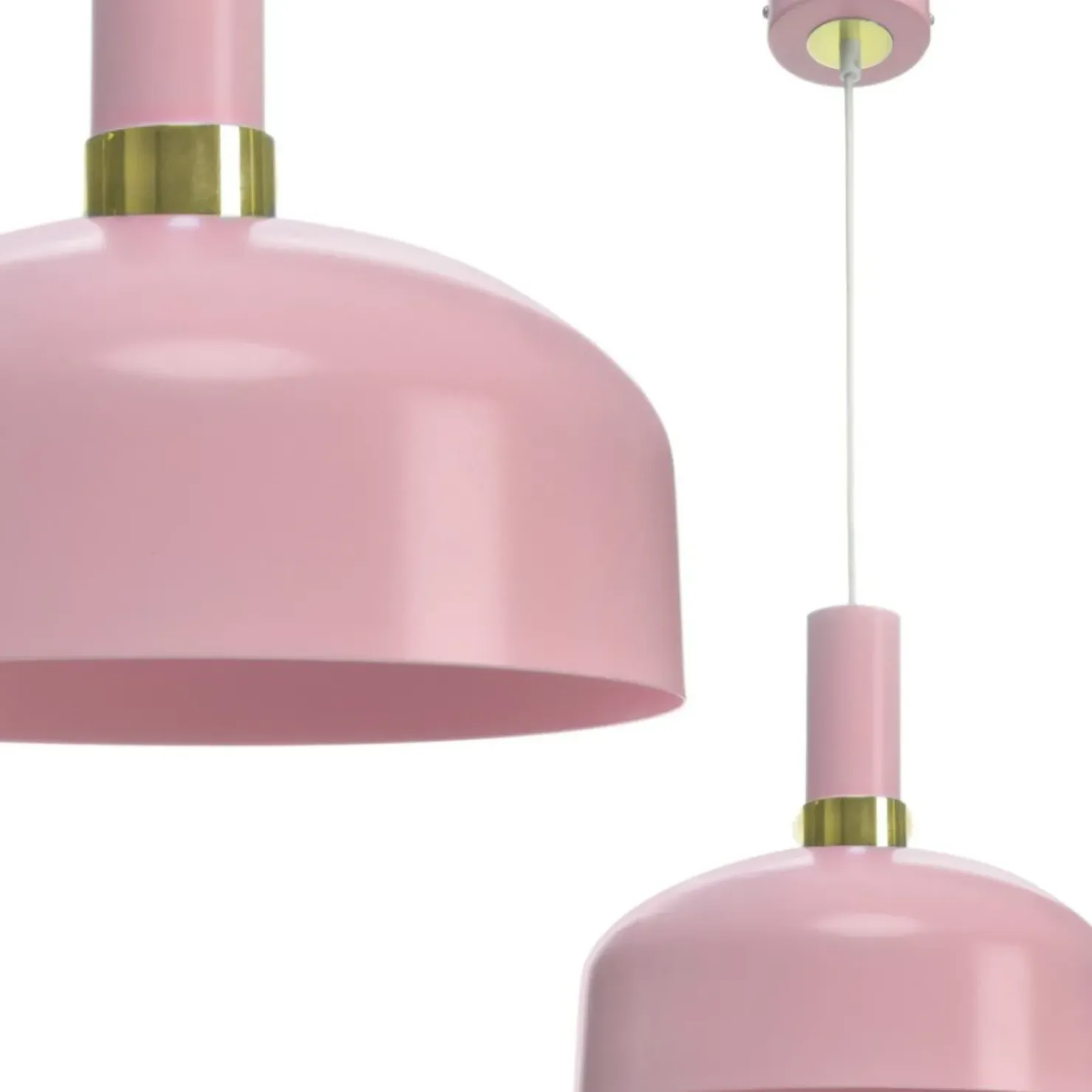 Cheap Sklep Kaja Różowa lampa wisząca z szerokim kloszem MLP6199 z serii MALMO | Kaja Oświetlenie