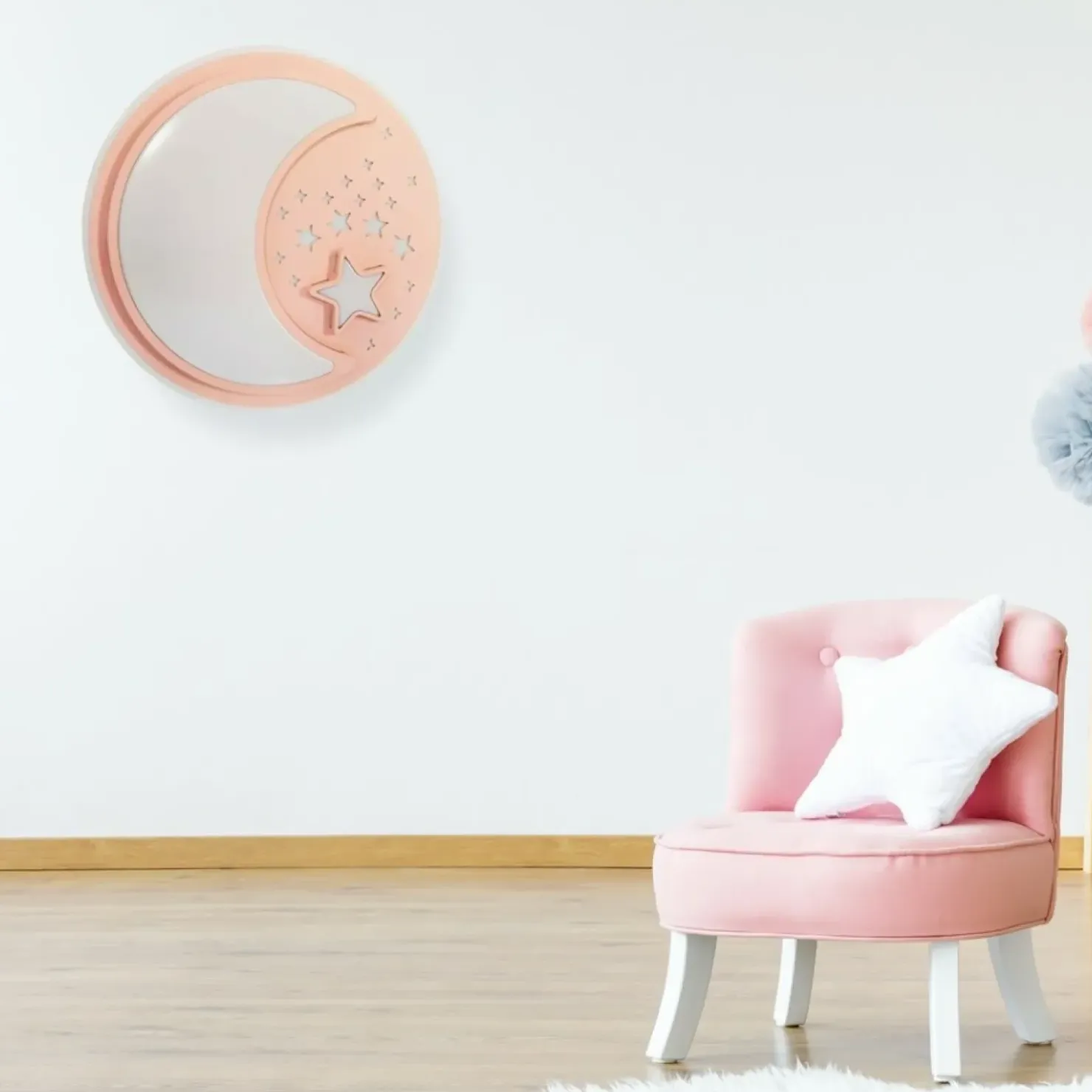 Różowy kinkiet, idealny do pokoju dziecięcego ML6184 z serii NOTE | Kaja Oświetl*Sklep Kaja Fashion