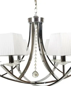 Rozłożysta, chromowana lampa wisząca 36-84579 VALENCIA | Kaja*Sklep Kaja Clearance