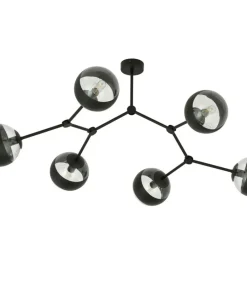 Cheap Sklep Kaja Rozłożysta, czarna lampa sufitowa z kloszami 1135/6 SPACE | Kaja