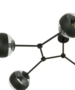 Cheap Sklep Kaja Rozłożysta, czarna lampa sufitowa z kloszami 1135/6 SPACE | Kaja