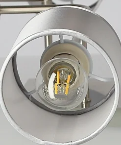 Discount Sklep Kaja Rozłożysta lampa sufitowa do salonu 36-70708 SAX | Kaja Oświetlenie satyna