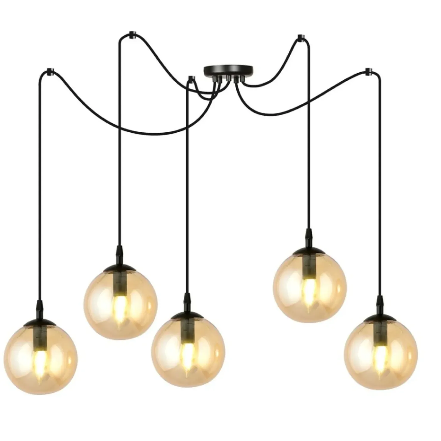 New Sklep Kaja Rozłożysta lampa wisząca z regulacją wysokości 938/5 | Kaja