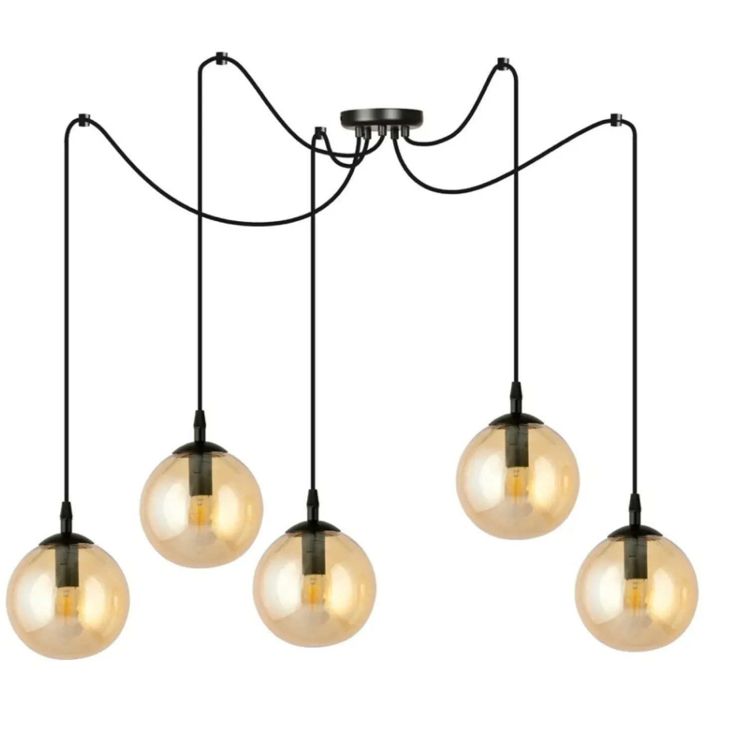 New Sklep Kaja Rozłożysta lampa wisząca z regulacją wysokości 938/5 | Kaja