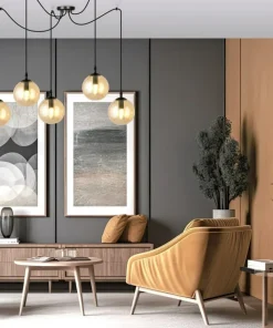 New Sklep Kaja Rozłożysta lampa wisząca z regulacją wysokości 938/5 | Kaja