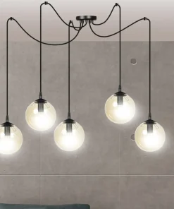 New Sklep Kaja Rozłożysta lampa wisząca z regulacją wysokości 938/5 | Kaja
