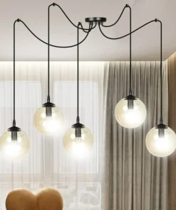 New Sklep Kaja Rozłożysta lampa wisząca z regulacją wysokości 938/5 | Kaja