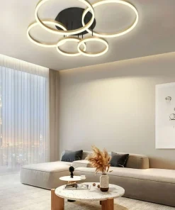 Shop Sklep Kaja Rozłożysta, złota lampa sufitowa LED WF 9049-601 PERPIGNON | Kaja