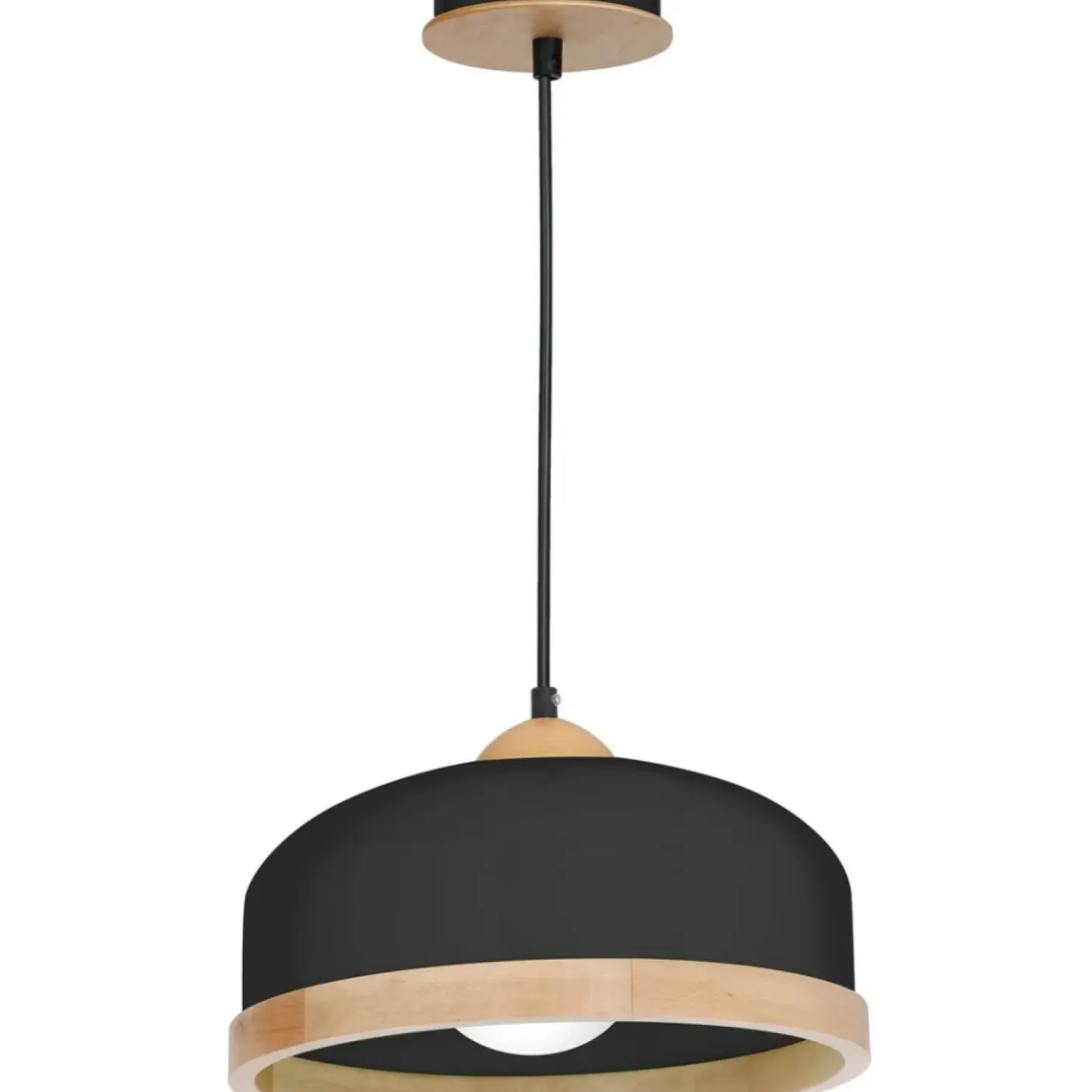 Hot Sklep Kaja Rustykalna, czarno-brązowa lampa wisząca MLP8851 STUDIO | Kaja