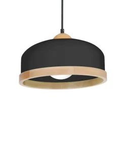 Hot Sklep Kaja Rustykalna, czarno-brązowa lampa wisząca MLP8851 STUDIO | Kaja