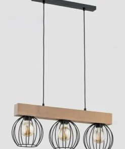 Discount Sklep Kaja Rustykalna lampa wisząca do oświetlenia stołu AL 27803 ARIZAN | Kaja