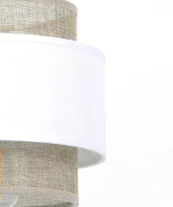 Rustykalna lampa wisząca, trzy abażury, do salonu K-5272 z serii CEZAR*Sklep Kaja Store