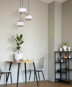 Rustykalna lampa wisząca, trzy abażury, do salonu K-5272 z serii CEZAR*Sklep Kaja Store