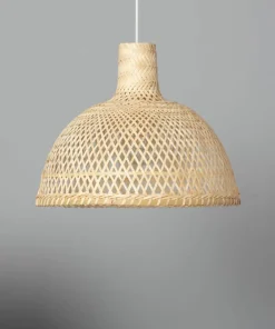 New Sklep Kaja Rustykalna lampa z plecionym abażurem ABR-NLW29-BH-E27 BOHO | Kaja brązowy