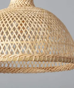 New Sklep Kaja Rustykalna lampa z plecionym abażurem ABR-NLW29-BH-E27 BOHO | Kaja brązowy
