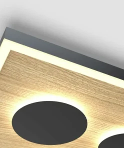 Rustykalna, ledowa lampa sufitowa WF 9012-306S DIJON | Kaja*Sklep Kaja Online
