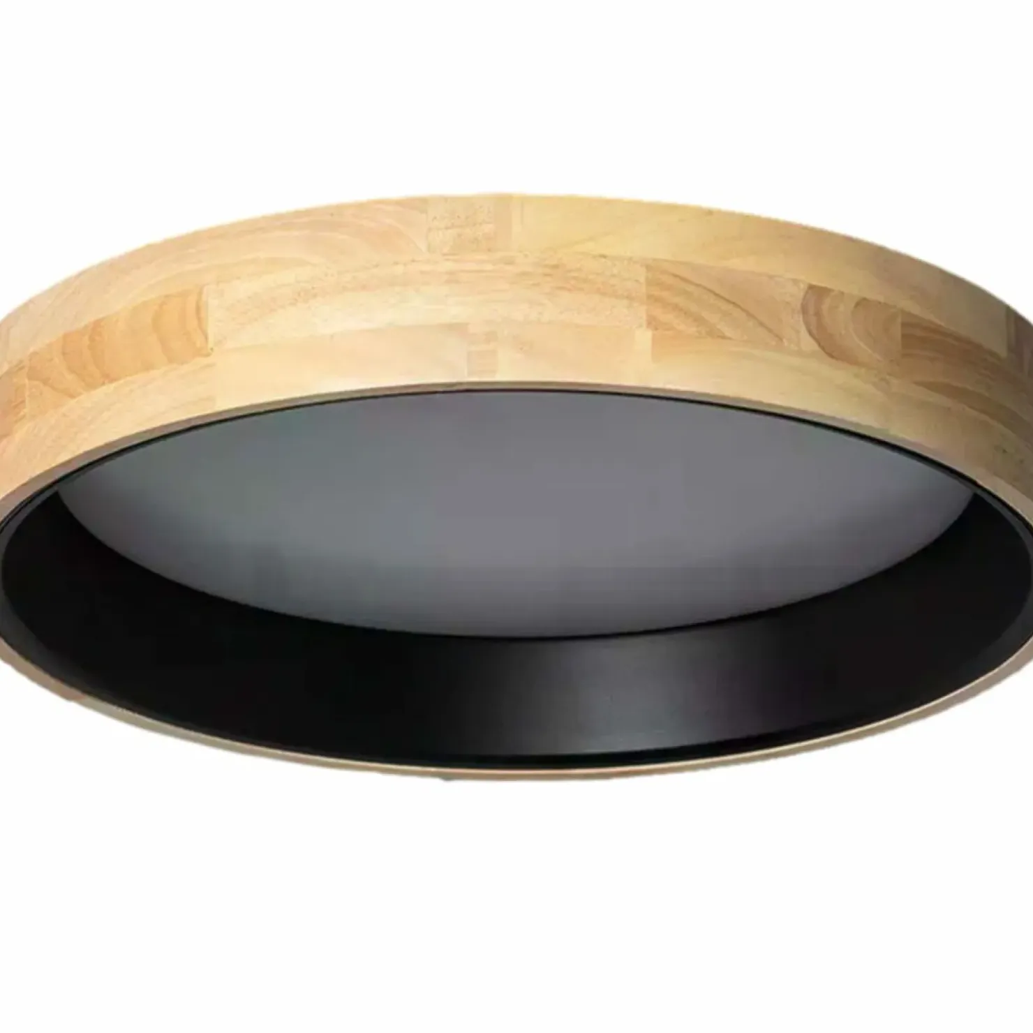 Rustykalny plafon LED do sypialni ABR-PLODV-C-20W-CCT NATURALE | Kaja*Sklep Kaja Flash Sale