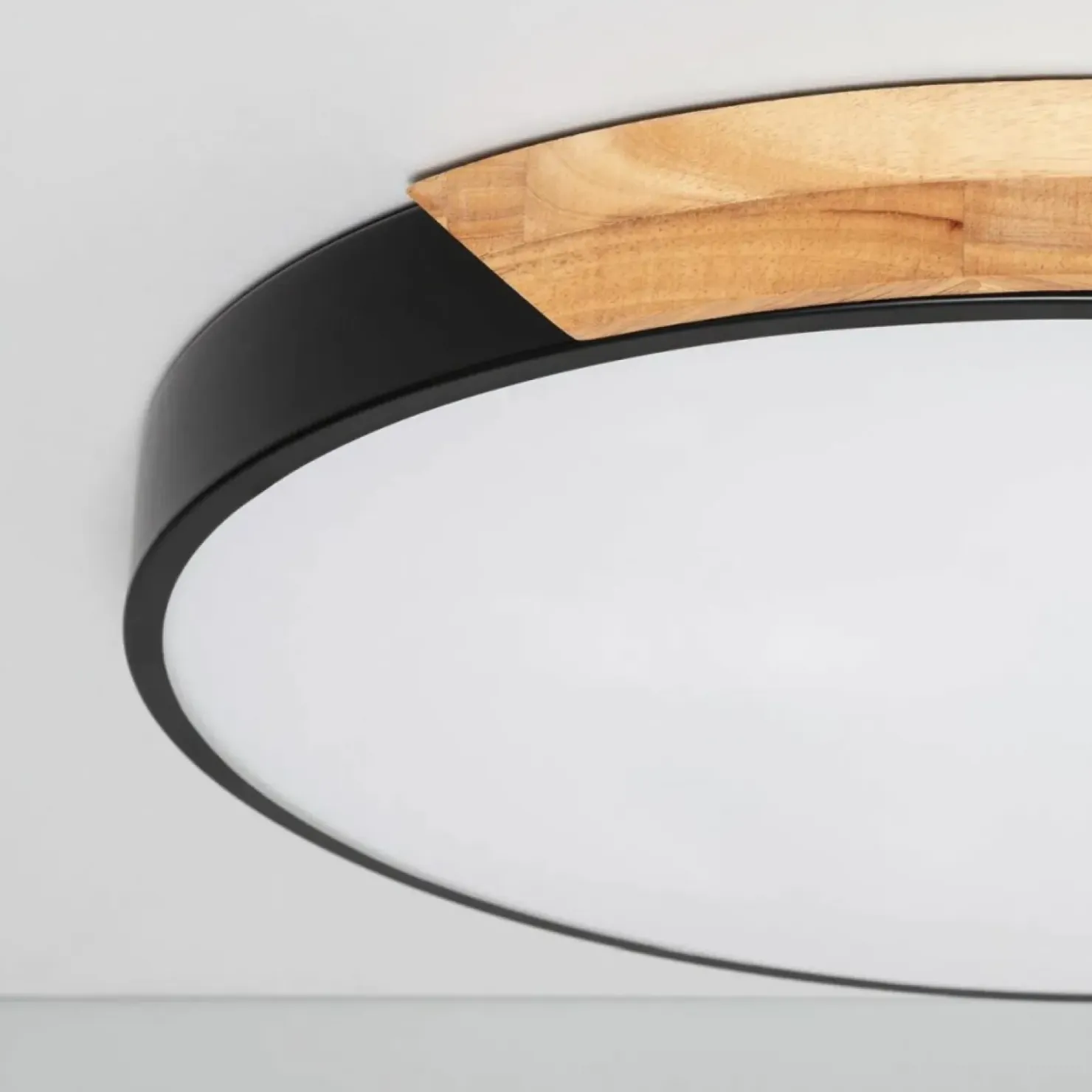 Rustykalny plafon LED do sypialni ⌀50cm ABR-PLOG-C-40W LAGIO | Kaja*Sklep Kaja Store