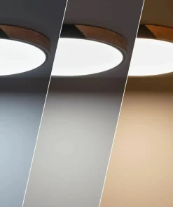 Rustykalny plafon LED do sypialni ⌀50cm ABR-PLOG-C-40W LAGIO | Kaja*Sklep Kaja Store