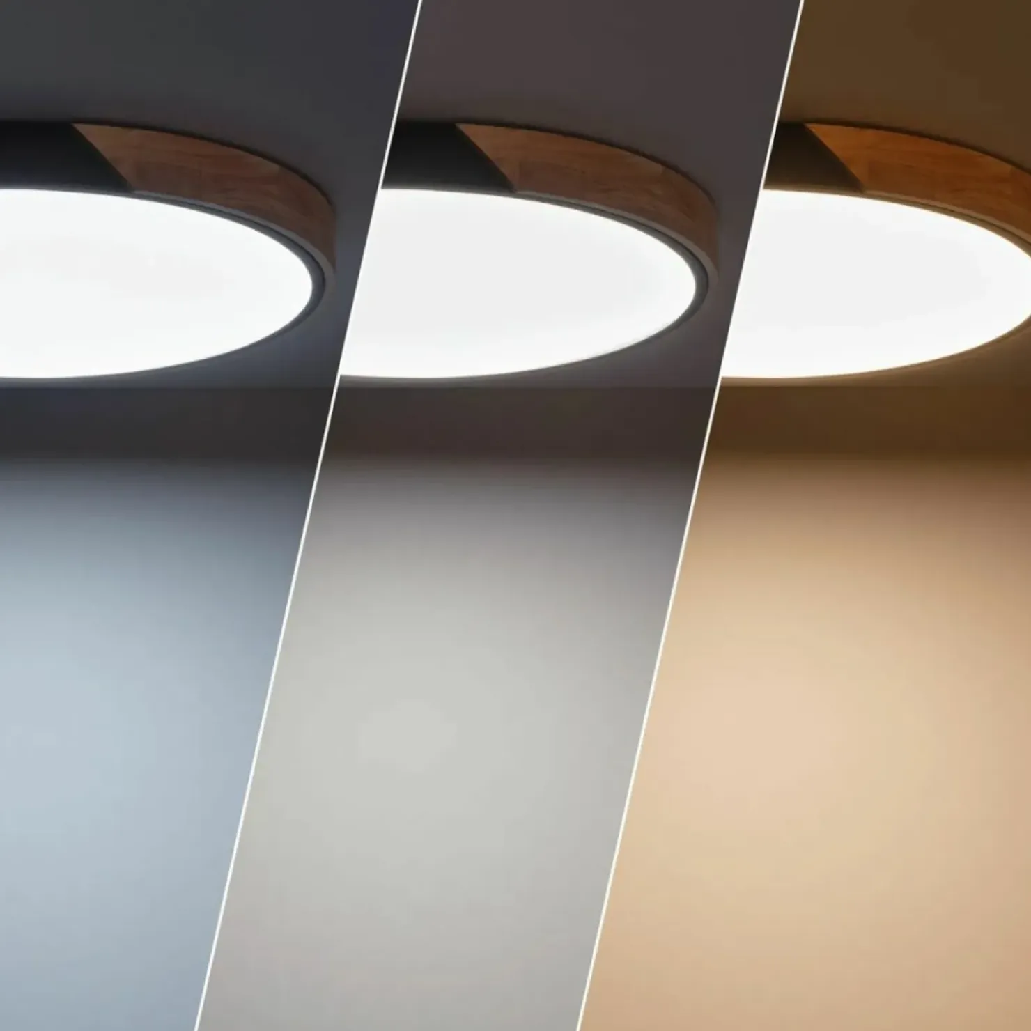 Rustykalny plafon LED do sypialni ⌀50cm ABR-PLOG-C-40W LAGIO | Kaja*Sklep Kaja Store