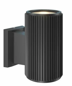 Ryflowana lampa ścienna w kształcie tuby O419WL-01B z serii RANDO*Sklep Kaja Fashion