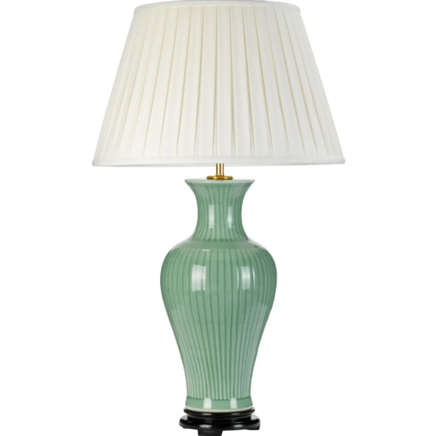 Seledynowa lampa stołowa z abażurem DL-DALIAN-TL z serii DALIAN*Sklep Kaja Best Sale