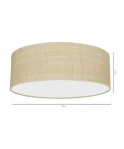 Skandynawska lampa sufitowa z abażurem MLP7488 z serii MARSHALL | Kaja Oświetlen*Sklep Kaja Sale