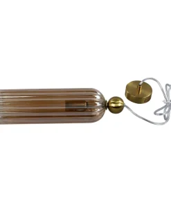 Best Sklep Kaja Smukła, bursztynowa lampa wisząca LP-939/1P AMBER z serii PIEGA | Kaja