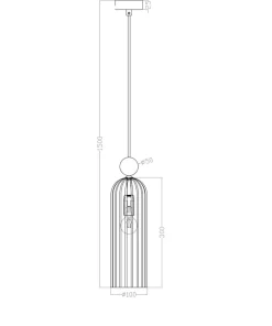 Best Sklep Kaja Smukła, bursztynowa lampa wisząca LP-939/1P AMBER z serii PIEGA | Kaja