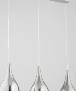 Sale Sklep Kaja Smukła, elegancka lampa wisząca w chromie AL 62034 | Kaja