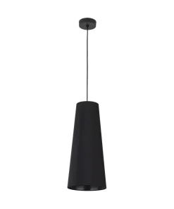 Store Sklep Kaja Smukła lampa wisząca z czarnym abażurem TK 10085 ZING | Kaja