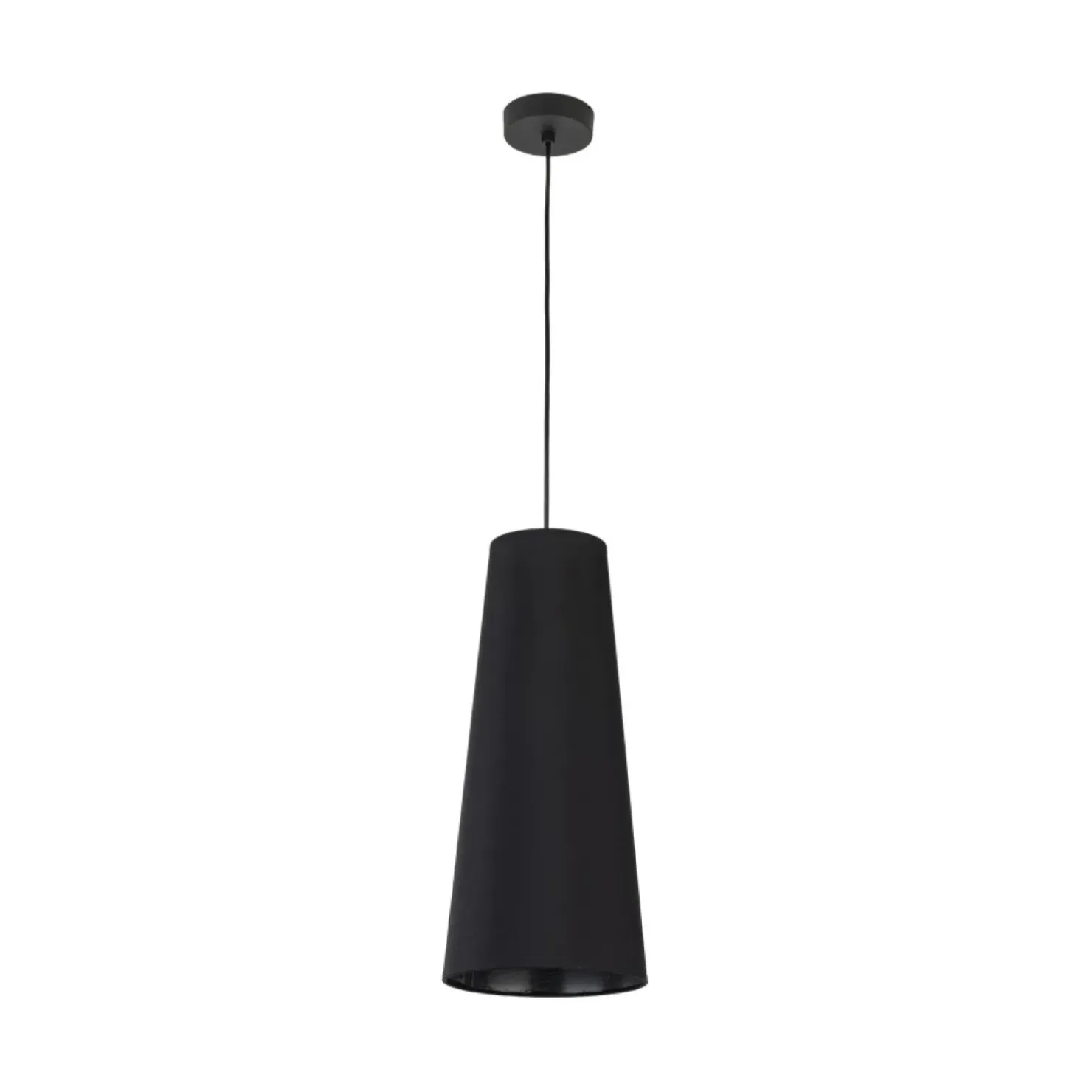 Store Sklep Kaja Smukła lampa wisząca z czarnym abażurem TK 10085 ZING | Kaja
