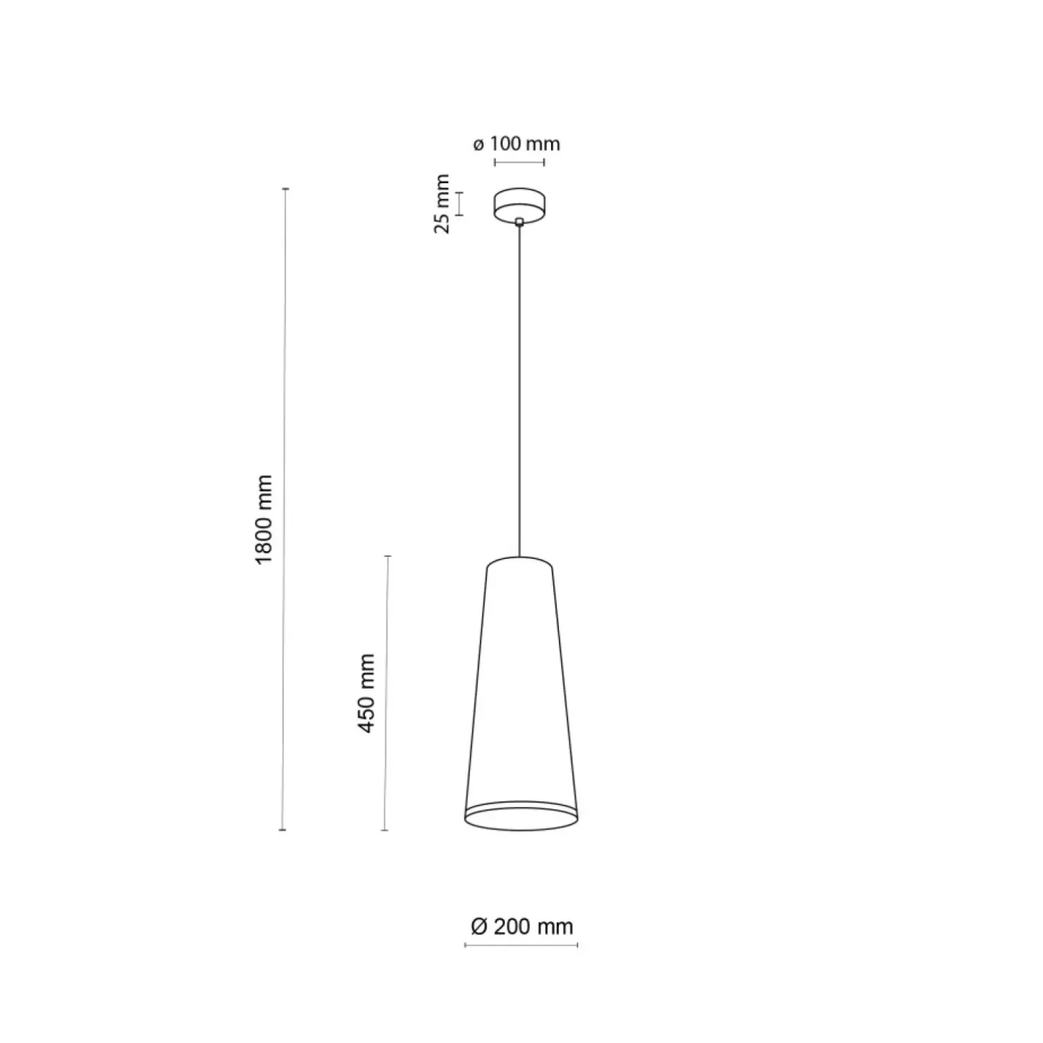 Store Sklep Kaja Smukła lampa wisząca z czarnym abażurem TK 10085 ZING | Kaja