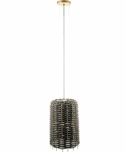 Best Sale Sklep Kaja Smukła lampa wisząca z plecionym abażurem ANT 5091 SUAMI | Kaja