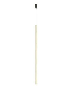 Discount Sklep Kaja Smukła lampa wisząca, złota tuba A8187L NOVA | Kaja Oświetlenie