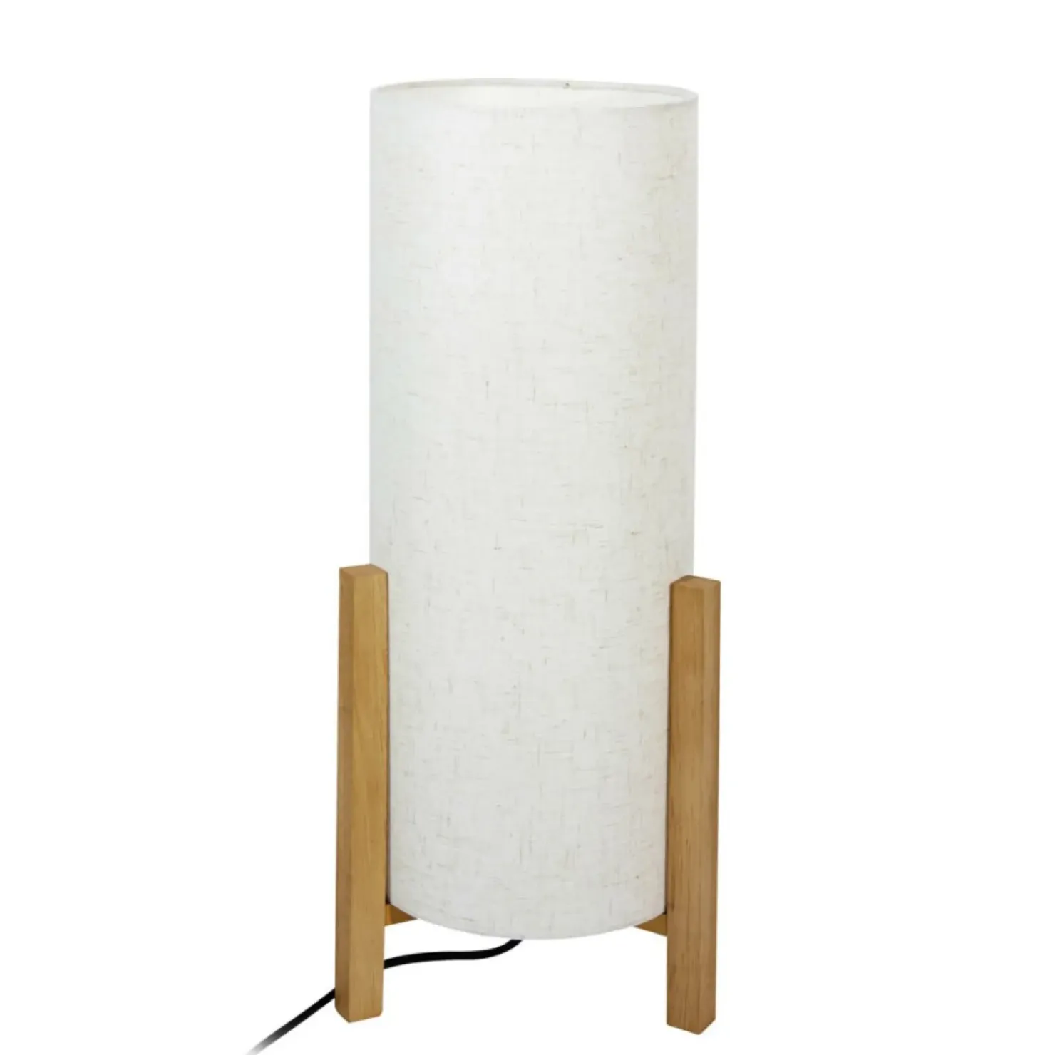 Smukła lampka stołowa, drewniane nogi TB-85930-L-WH-WO ONES | Kaja*Sklep Kaja Online